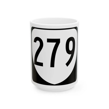 Virginia 279 1980 (Virginia) (Road Sign) White Coffee Mug 15oz - Go Mug Yourself