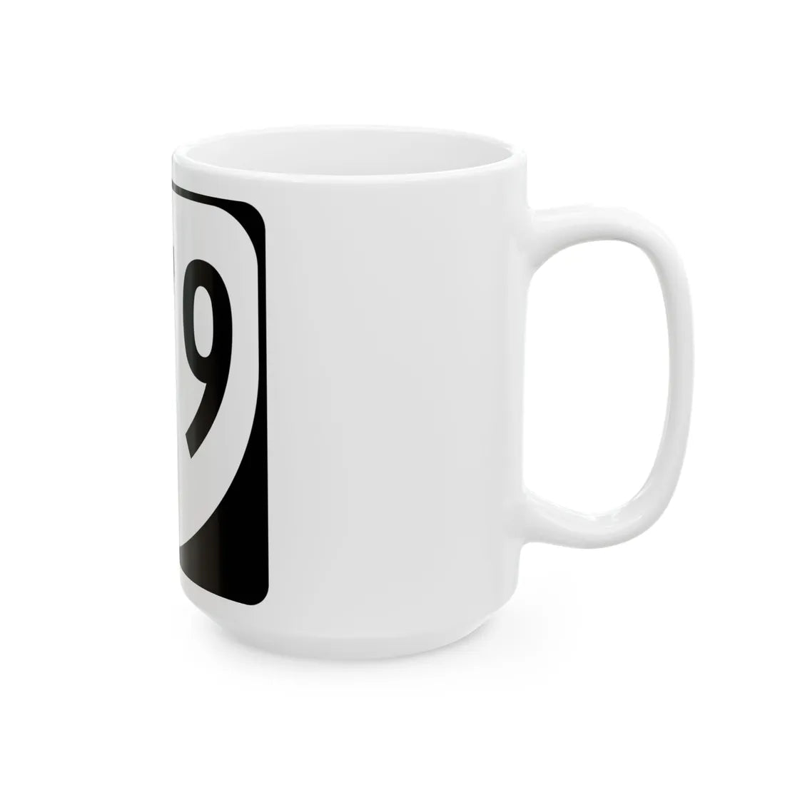 Virginia 279 1980 (Virginia) (Road Sign) White Coffee Mug - Go Mug Yourself