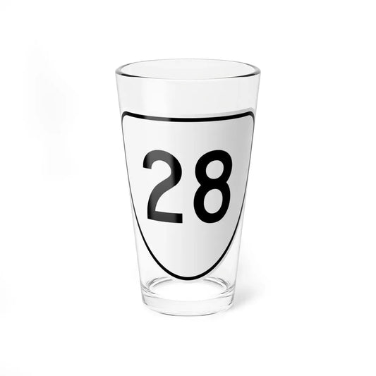 Virginia 28 1956 (Virginia) (Road Sign) Pint Glass 16oz 16oz - Go Mug Yourself