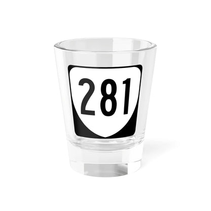 Virginia 281 1980 (Virginia) (Road Sign) Shot Glass 1.5oz 1.5oz - Go Mug Yourself