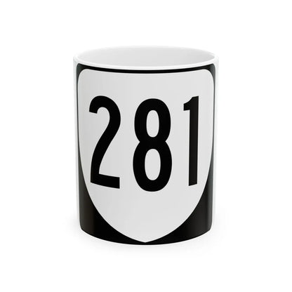 Virginia 281 1980 (Virginia) (Road Sign) White Coffee Mug 11oz - Go Mug Yourself