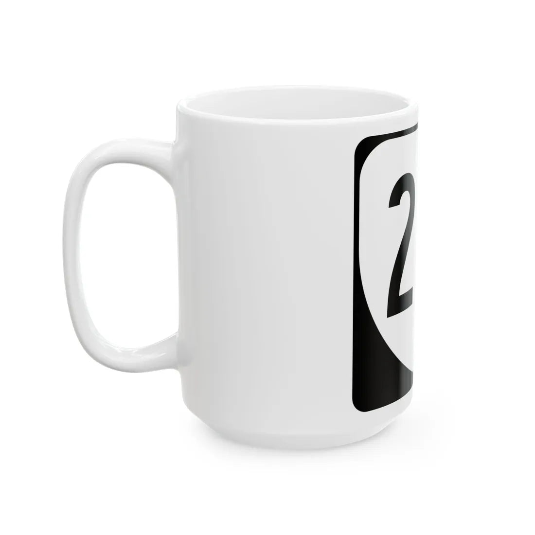 Virginia 281 1980 (Virginia) (Road Sign) White Coffee Mug - Go Mug Yourself