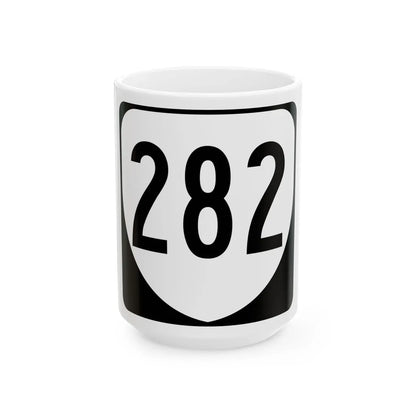 Virginia 282 1980 (Virginia) (Road Sign) White Coffee Mug 15oz - Go Mug Yourself