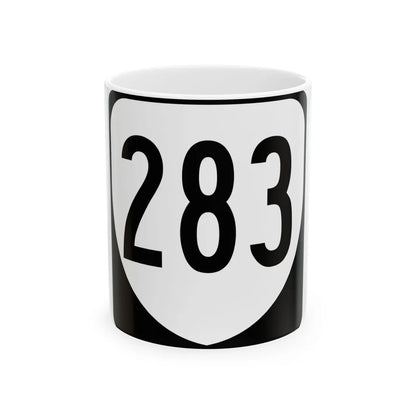 Virginia 283 1980 (Virginia) (Road Sign) White Coffee Mug 11oz - Go Mug Yourself