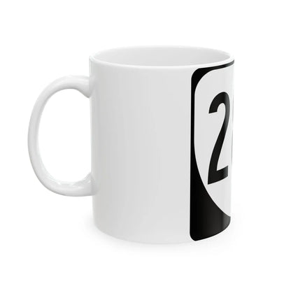 Virginia 283 1980 (Virginia) (Road Sign) White Coffee Mug - Go Mug Yourself