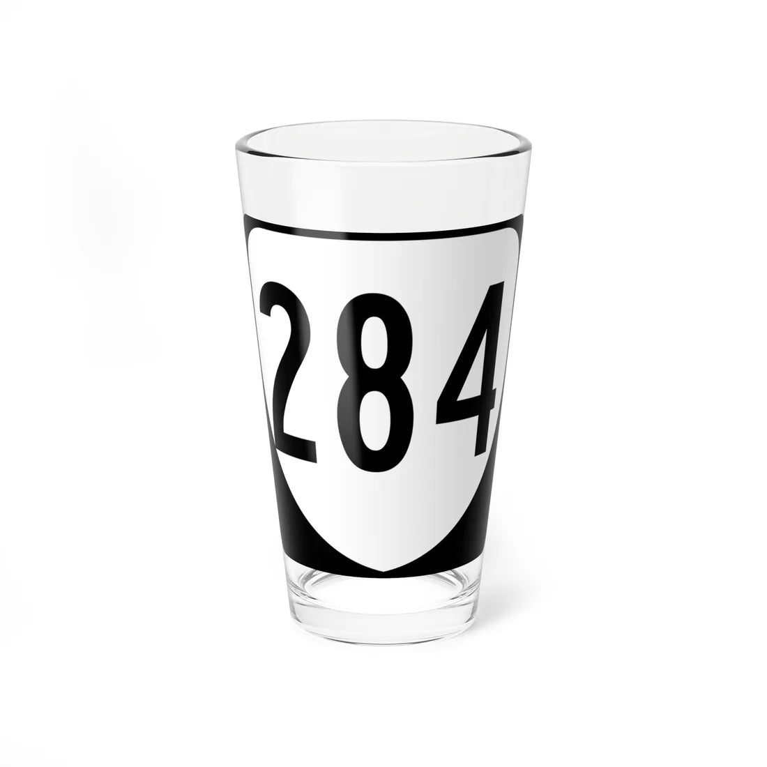 Virginia 284 1980 (Virginia) (Road Sign) Pint Glss 16oz 16oz - Go Mug Yourself