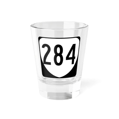 Virginia 284 1980 (Virginia) (Road Sign) Shot Glass 1.5oz 1.5oz - Go Mug Yourself