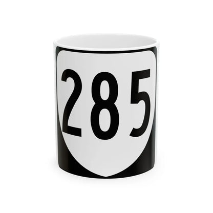 Virginia 285 1980 (Virginia) (Road Sign) White Coffee Mug 11oz - Go Mug Yourself