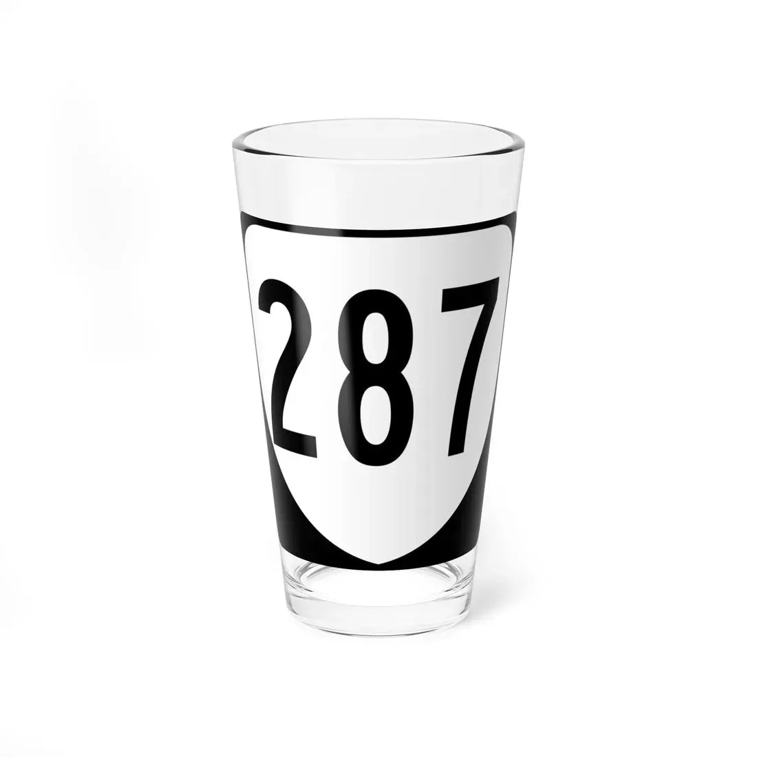Virginia 287 1980 (Virginia) (Road Sign) Pint Glass 16oz 16oz - Go Mug Yourself