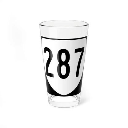 Virginia 287 1980 (Virginia) (Road Sign) Pint Glass 16oz 16oz - Go Mug Yourself