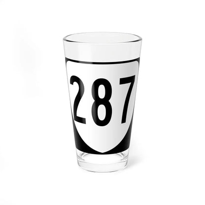Virginia 287 1980 (Virginia) (Road Sign) Pint Glss 16oz 16oz - Go Mug Yourself