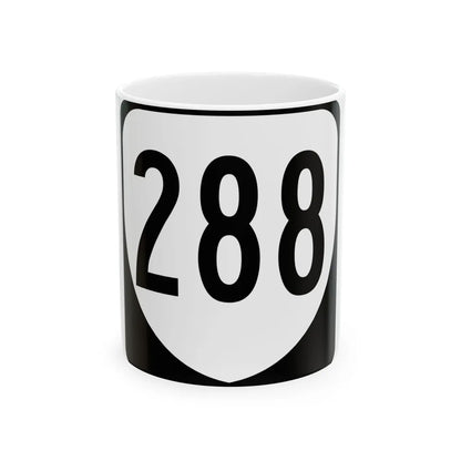 Virginia 288 1980 (Virginia) (Road Sign) White Coffee Mug 11oz - Go Mug Yourself