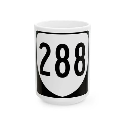 Virginia 288 1980 (Virginia) (Road Sign) White Coffee Mug 15oz - Go Mug Yourself