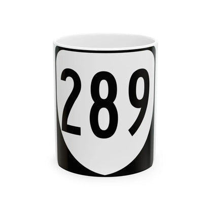 Virginia 289 1980 (Virginia) (Road Sign) White Coffee Mug 11oz - Go Mug Yourself