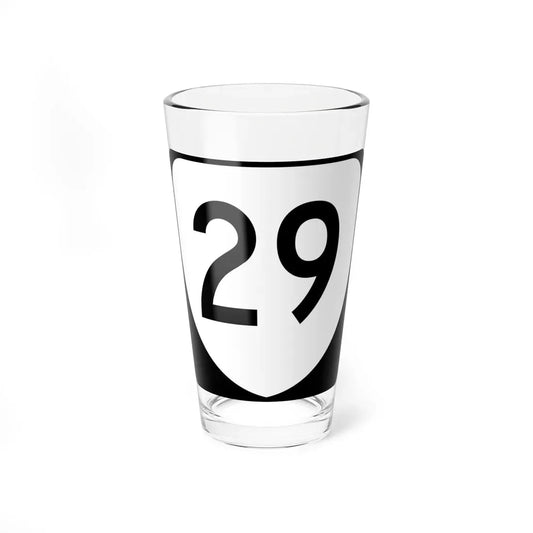 Virginia 29 (Virginia) (Road Sign) Pint Glass 16oz 16oz - Go Mug Yourself