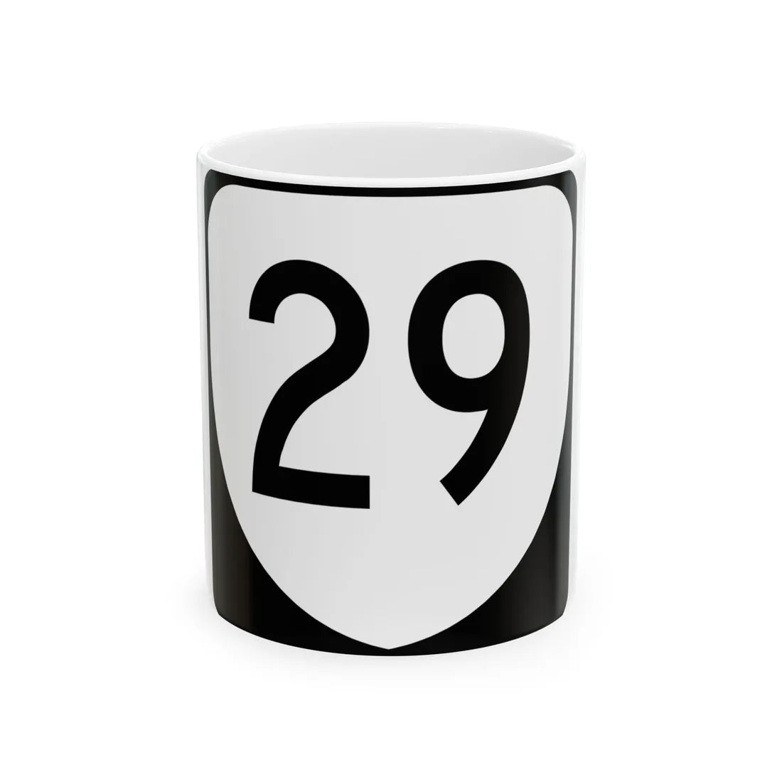 Virginia 29 (Virginia) (Road Sign) White Coffee Mug 11oz - Go Mug Yourself
