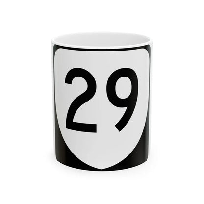Virginia 29 (Virginia) (Road Sign) White Coffee Mug 11oz - Go Mug Yourself