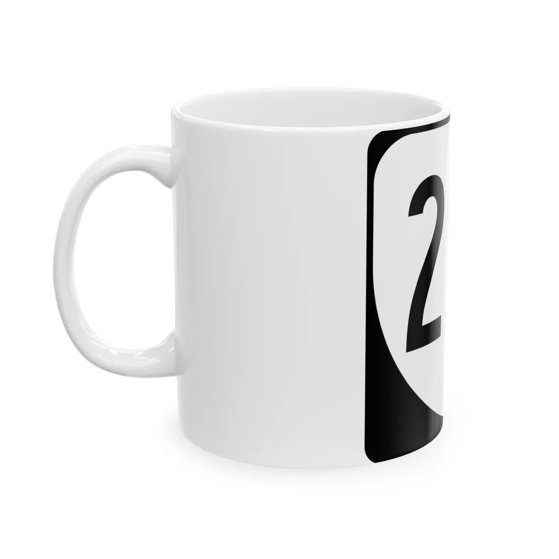 Virginia 291 1980 (Virginia) (Road Sign) White Coffee Mug - Go Mug Yourself