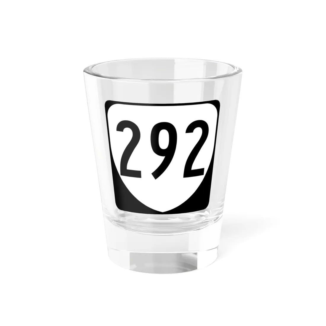 Virginia 292 1980 (Virginia) (Road Sign) Shot Glass 1.5oz 1.5oz - Go Mug Yourself