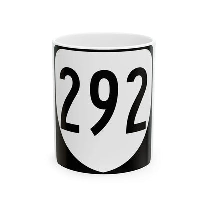 Virginia 292 1980 (Virginia) (Road Sign) White Coffee Mug 11oz - Go Mug Yourself