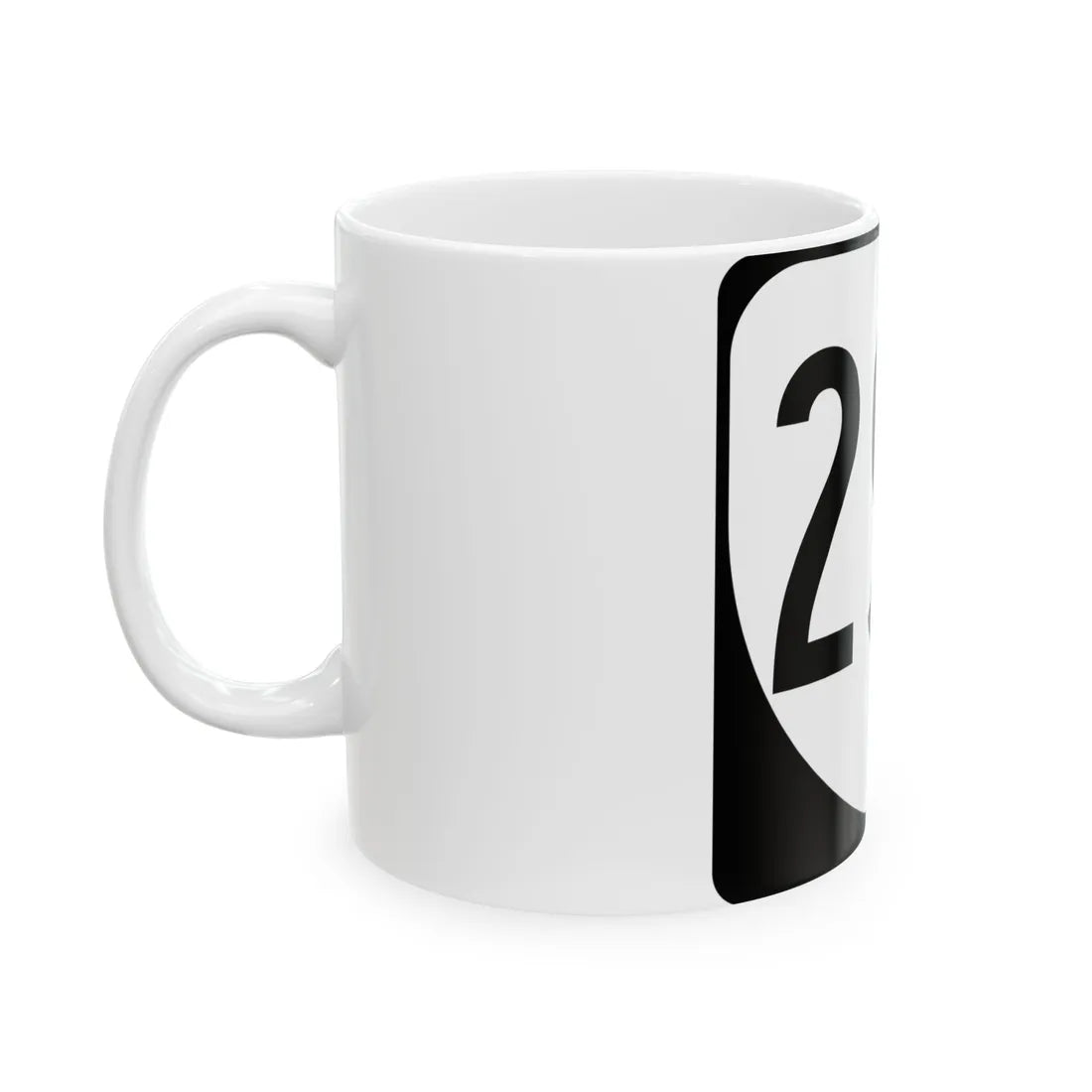 Virginia 292 1980 (Virginia) (Road Sign) White Coffee Mug - Go Mug Yourself