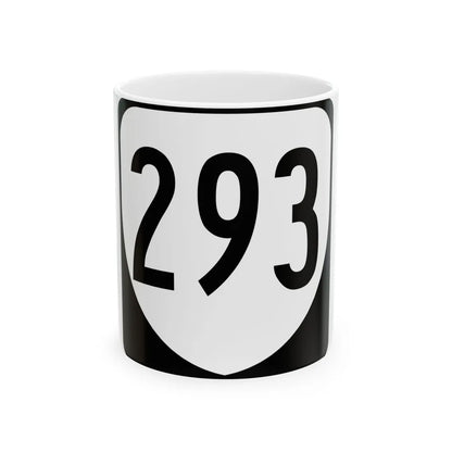 Virginia 293 1980 (Virginia) (Road Sign) White Coffee Mug 11oz - Go Mug Yourself