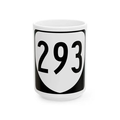 Virginia 293 1980 (Virginia) (Road Sign) White Coffee Mug 15oz - Go Mug Yourself