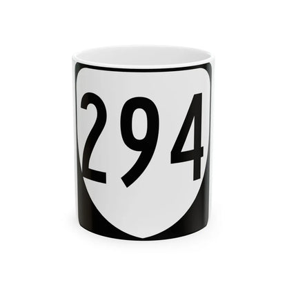 Virginia 294 1980 (Virginia) (Road Sign) White Coffee Mug 11oz - Go Mug Yourself