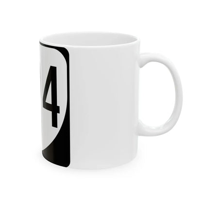 Virginia 294 1980 (Virginia) (Road Sign) White Coffee Mug - Go Mug Yourself