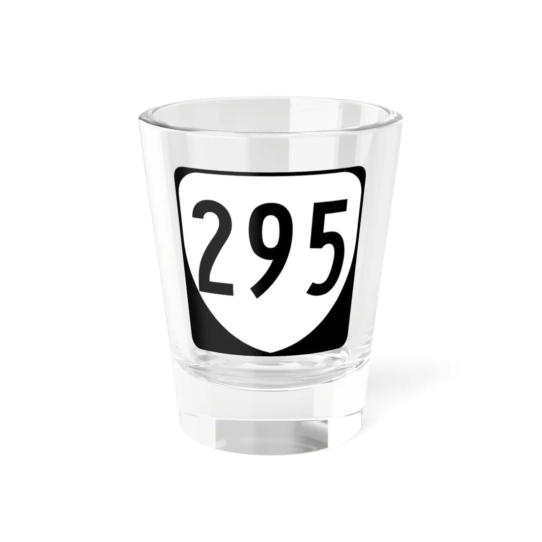 Virginia 295 1980 (Virginia) (Road Sign) Shot Glass 1.5oz 1.5oz - Go Mug Yourself