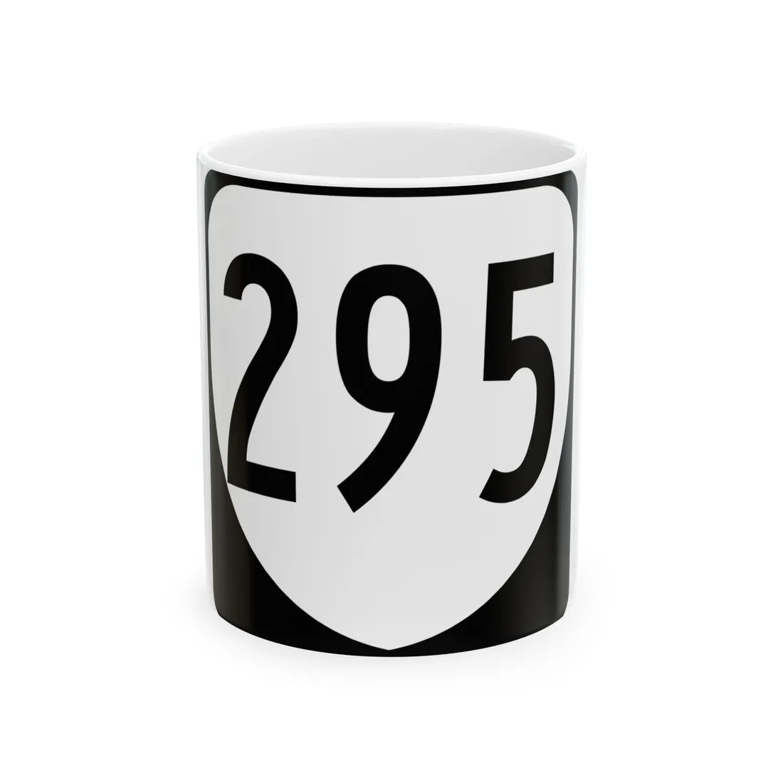 Virginia 295 1980 (Virginia) (Road Sign) White Coffee Mug 11oz - Go Mug Yourself