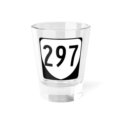 Virginia 297 1980 (Virginia) (Road Sign) Shot Glass 1.5oz 1.5oz - Go Mug Yourself