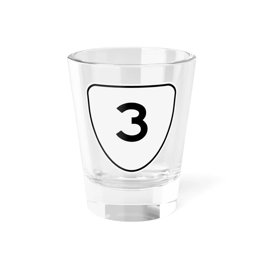 Virginia 3 1956 (Virginia) (Road Sign) Shot Glass 1.5oz 1.5oz - Go Mug Yourself