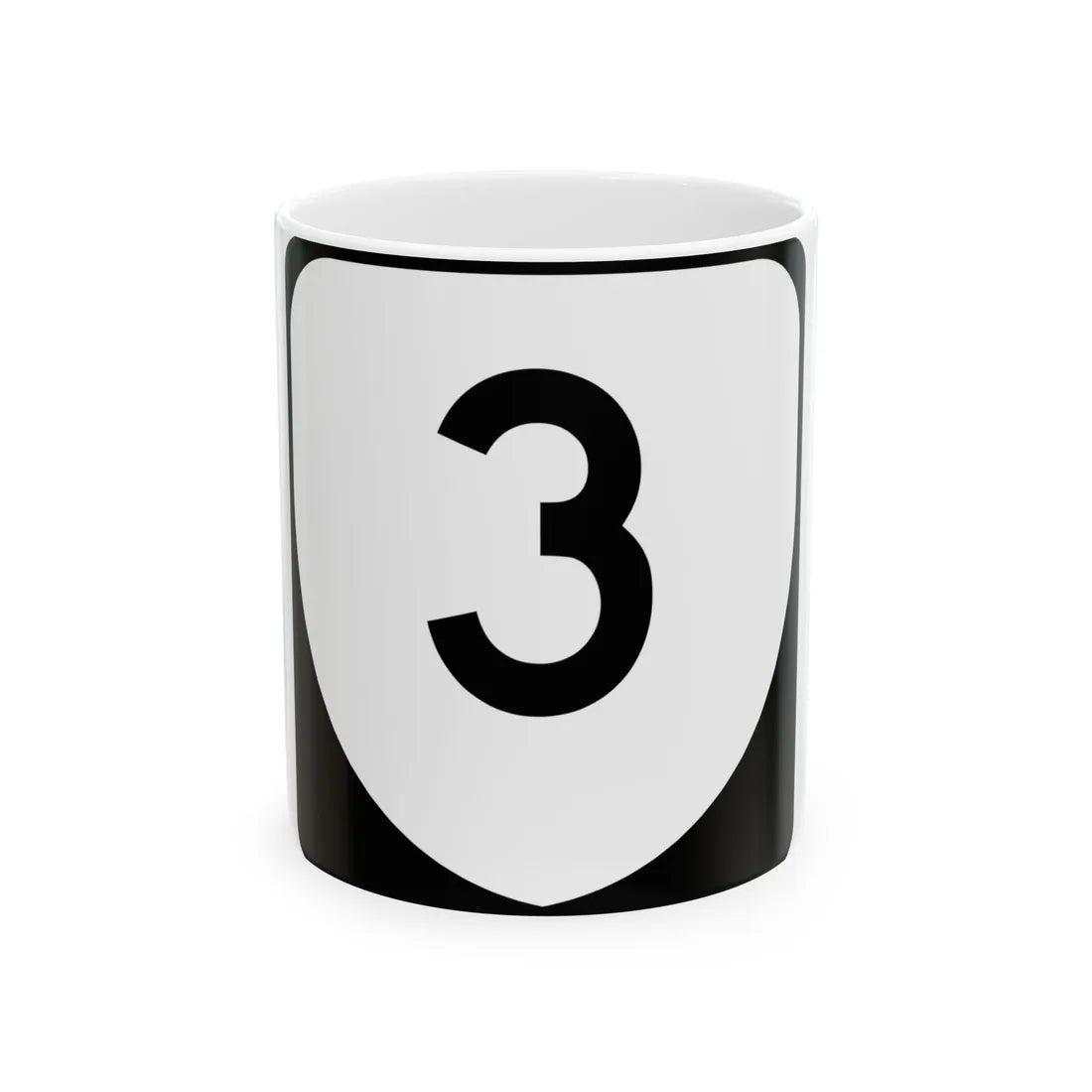Virginia 3 (Virginia) (Road Sign) White Coffee Mug 11oz - Go Mug Yourself