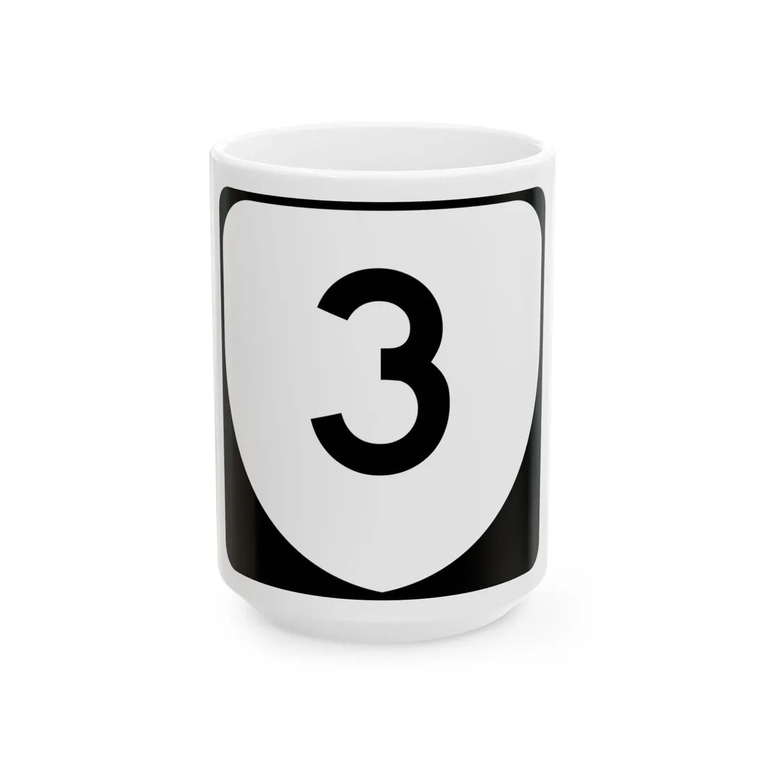 Virginia 3 (Virginia) (Road Sign) White Coffee Mug 15oz - Go Mug Yourself