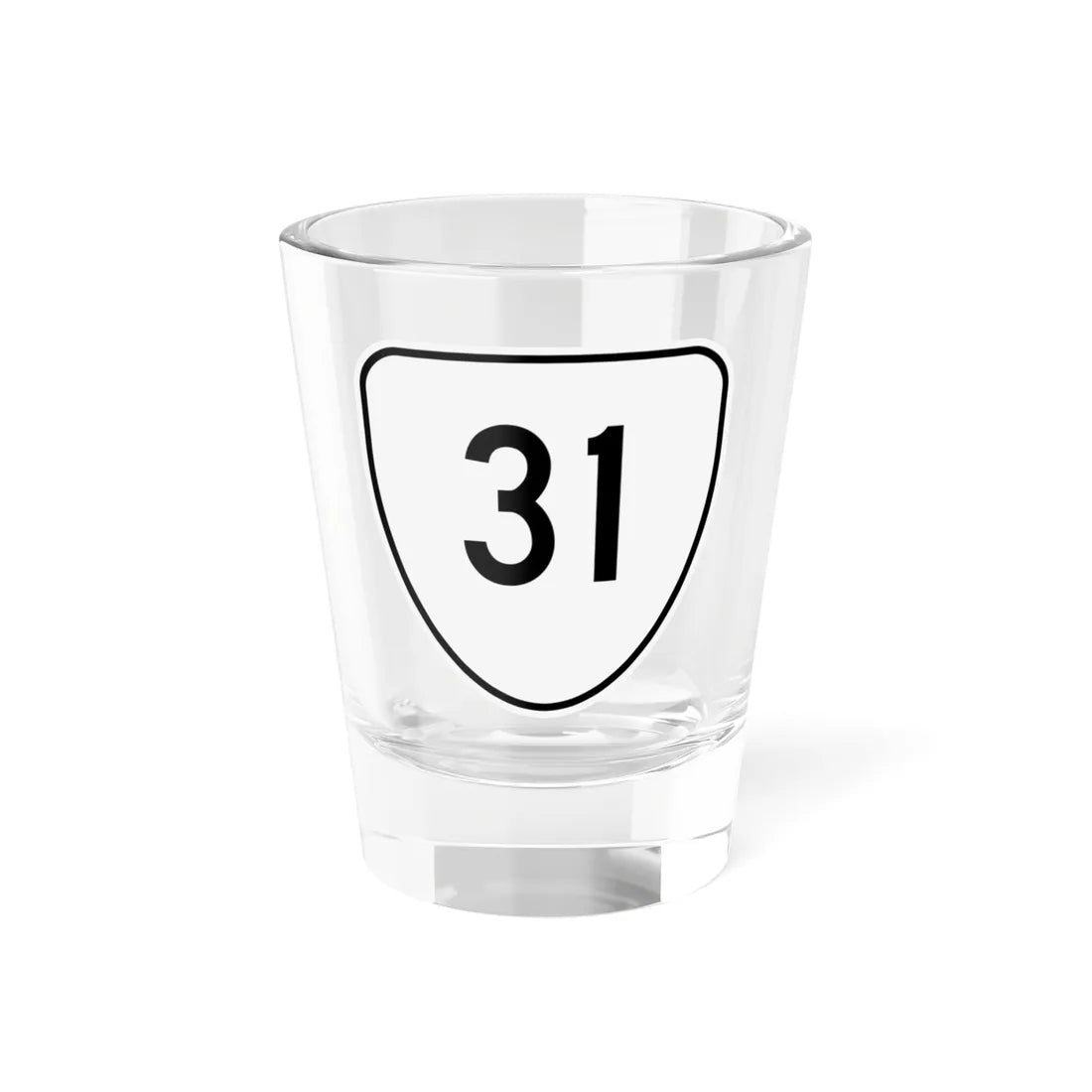 Virginia 31 1956 (Virginia) (Road Sign) Shot Glass 1.5oz 1.5oz - Go Mug Yourself
