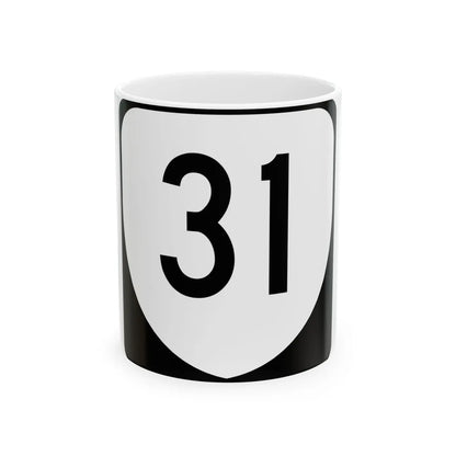 Virginia 31 (Virginia) (Road Sign) White Coffee Mug 11oz - Go Mug Yourself