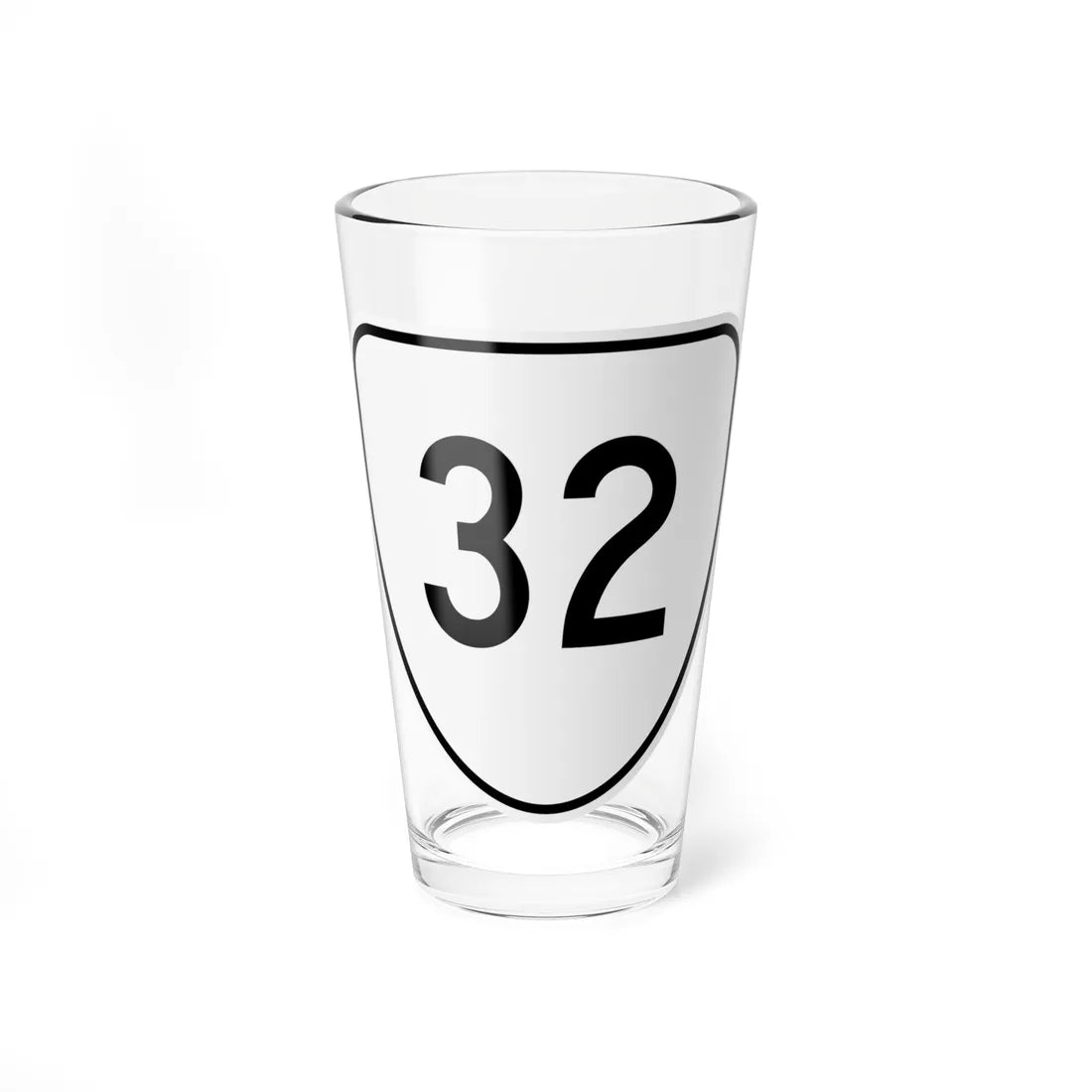 Virginia 32 1956 (Virginia) (Road Sign) Pint Glss 16oz 16oz - Go Mug Yourself