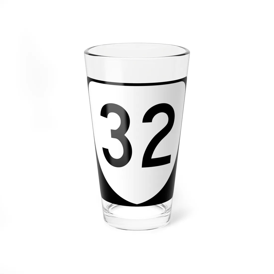 Virginia 32 (Virginia) (Road Sign) Pint Glss 16oz 16oz - Go Mug Yourself