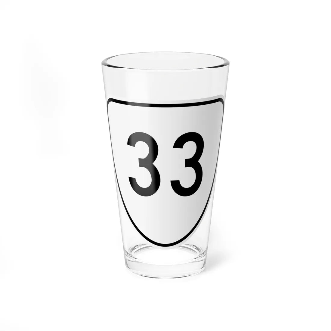 Virginia 33 1956 (Virginia) (Road Sign) Pint Glss 16oz 16oz - Go Mug Yourself