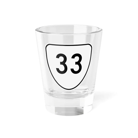 Virginia 33 1956 (Virginia) (Road Sign) Shot Glass 1.5oz 1.5oz - Go Mug Yourself