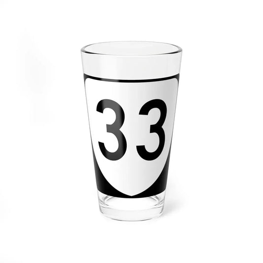 Virginia 33 (Virginia) (Road Sign) Pint Glass 16oz 16oz - Go Mug Yourself