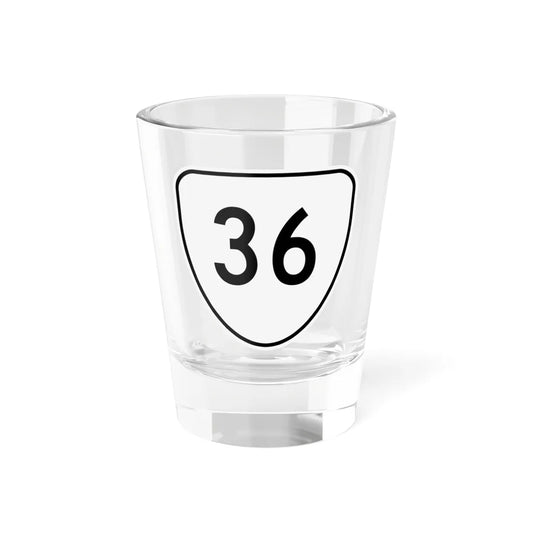 Virginia 36 1956 (Virginia) (Road Sign) Shot Glass 1.5oz 1.5oz - Go Mug Yourself