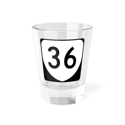 Virginia 36 (Virginia) (Road Sign) Shot Glass 1.5oz 1.5oz - Go Mug Yourself