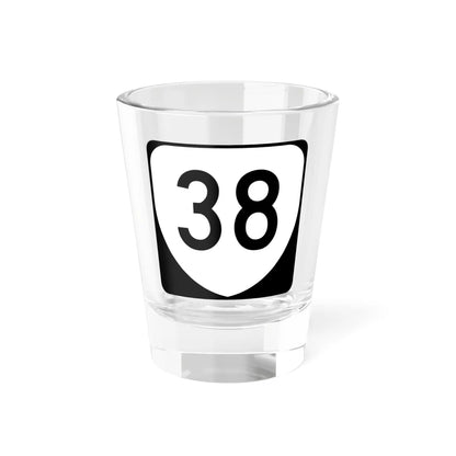 Virginia 38 (Virginia) (Road Sign) Shot Glass 1.5oz 1.5oz - Go Mug Yourself