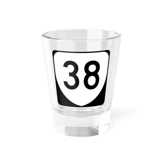 Virginia 38 (Virginia) (Road Sign) Shot Glass 1.5oz 1.5oz - Go Mug Yourself