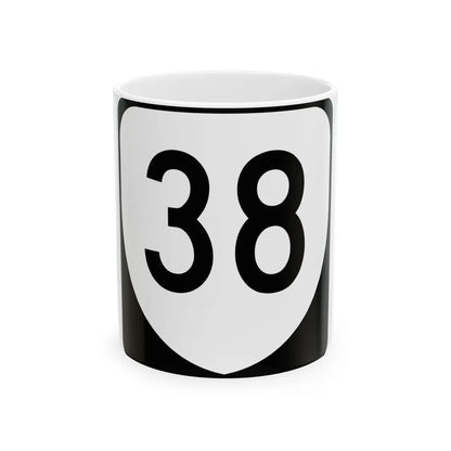 Virginia 38 (Virginia) (Road Sign) White Coffee Mug 11oz - Go Mug Yourself