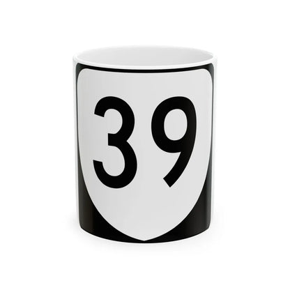 Virginia 39 (Virginia) (Road Sign) White Coffee Mug 11oz - Go Mug Yourself