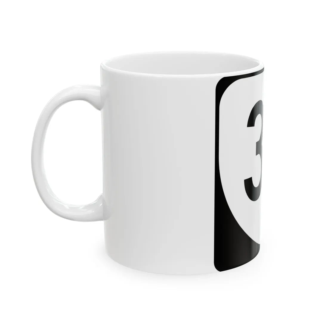 Virginia 39 (Virginia) (Road Sign) White Coffee Mug - Go Mug Yourself