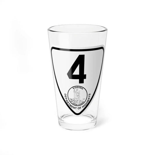 Virginia 4 1924 (Virginia) (Road Sign) Pint Glass 16oz 16oz - Go Mug Yourself